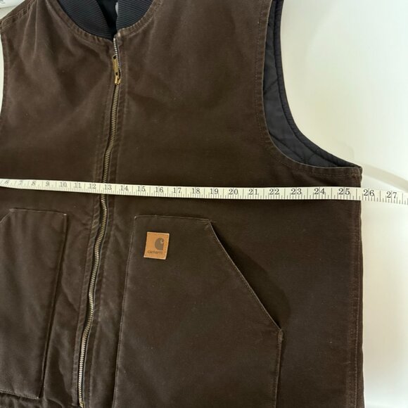 Vintage Carhartt Arctic Quilt Lined Vest - Picture 9 of 10